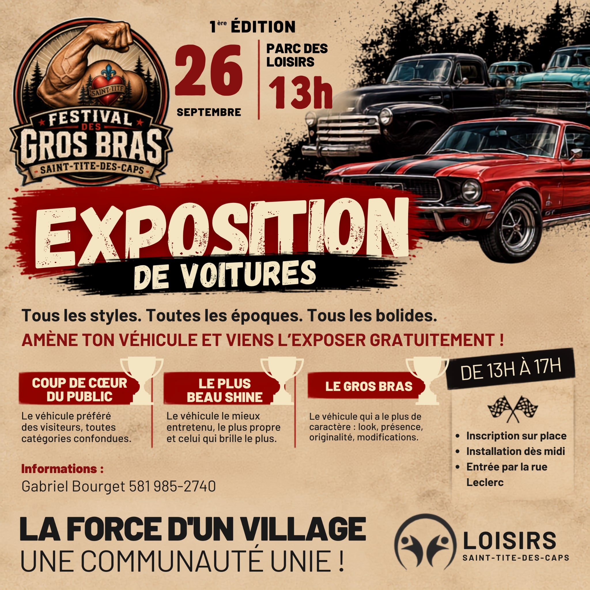 Exposition de voitures anciennes